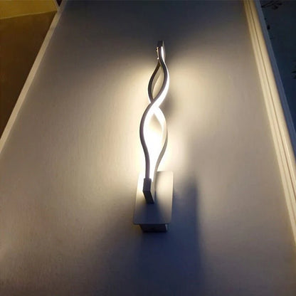 مصباح حائط مموج من الألومنيوم LED 