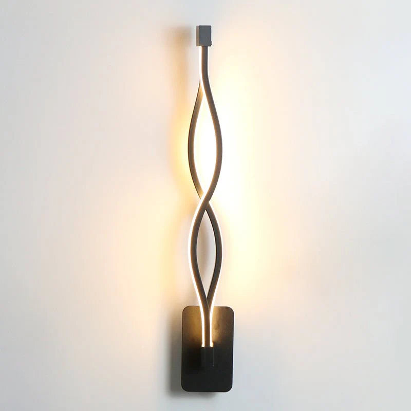 مصباح حائط مموج من الألومنيوم LED 