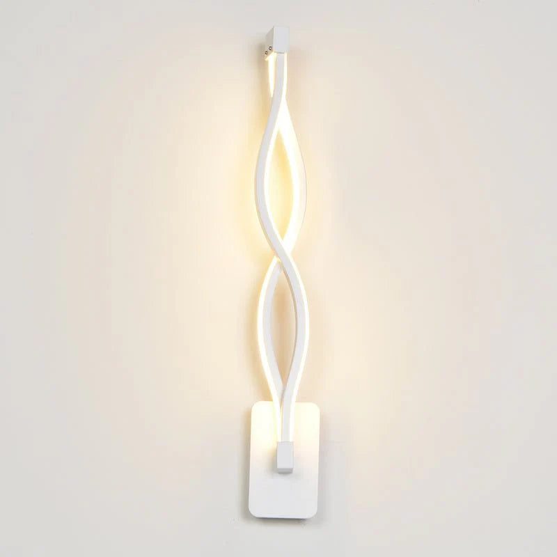 مصباح حائط مموج من الألومنيوم LED 