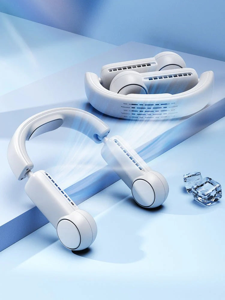 مروحة بدون شفرات قابلة لإعادة الشحن عبر USB ومراوح معلقة بدون أوراق ومبرد هواء ومراوح قابلة للارتداء حول الرقبة