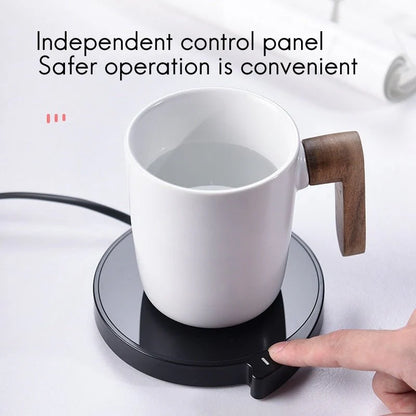 Smart Coffee Mug Cup Warmer for Office and Home with Three Temperature Settings, Waterproof, and Thermostatic Heat Pad.
________
مدفأة ذكية لأكواب القهوة للمكتب والمنزل بثلاث درجات حرارة، مقاومة للماء، ولوحة تسخين حرارية ثابتة.