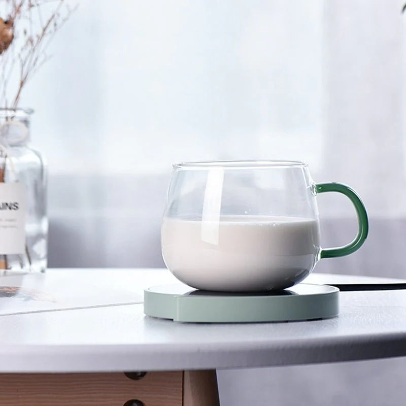 Smart Coffee Mug Cup Warmer for Office and Home with Three Temperature Settings, Waterproof, and Thermostatic Heat Pad.
________
مدفأة ذكية لأكواب القهوة للمكتب والمنزل بثلاث درجات حرارة، مقاومة للماء، ولوحة تسخين حرارية ثابتة.