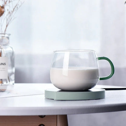 Smart Coffee Mug Cup Warmer for Office and Home with Three Temperature Settings, Waterproof, and Thermostatic Heat Pad.
________
مدفأة ذكية لأكواب القهوة للمكتب والمنزل بثلاث درجات حرارة، مقاومة للماء، ولوحة تسخين حرارية ثابتة.
