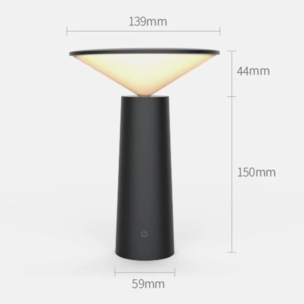 Table Lamp USB LED Reading Book Light with Touch Sensor
_______
مصباح طاولة LED للقراءة مع ضوء كتاب، مزود بمنفذ USB وحساس للمس