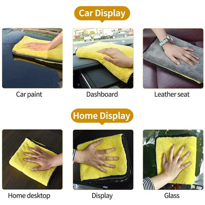 Double Side Microfiber Cloth (Pack of 2) Top Selling