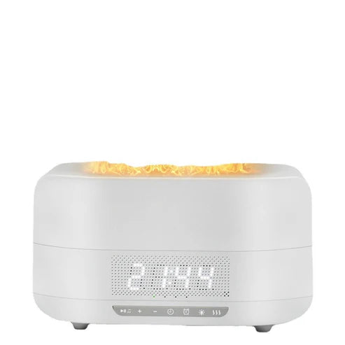 “Firelight Speaker & Humidifier”  مكبر صوت وضباب بإضاءة نارية
